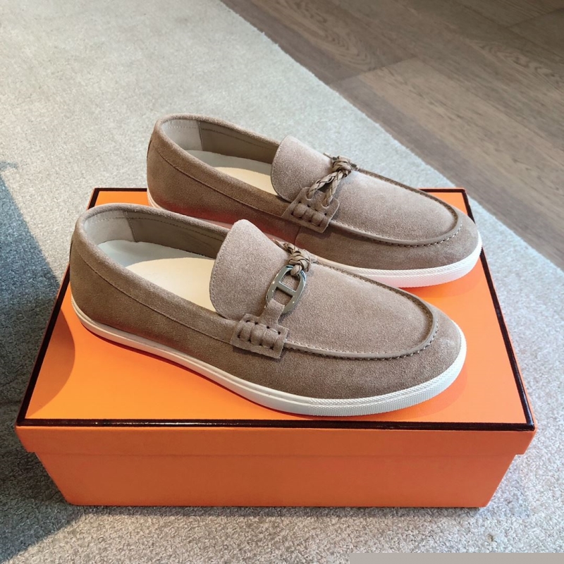 H**mes leather shoes